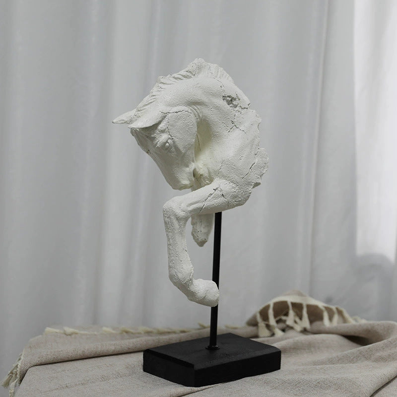 Moderne künstlerische Pferdefigurine
