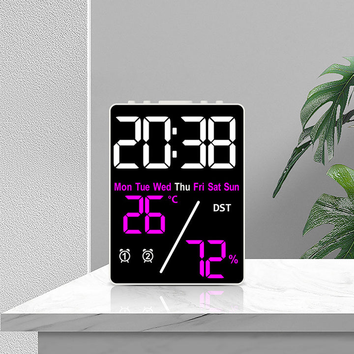Digitaler Multifunktionswecker mit Hygrometer und Temperaturanzeige Karnz