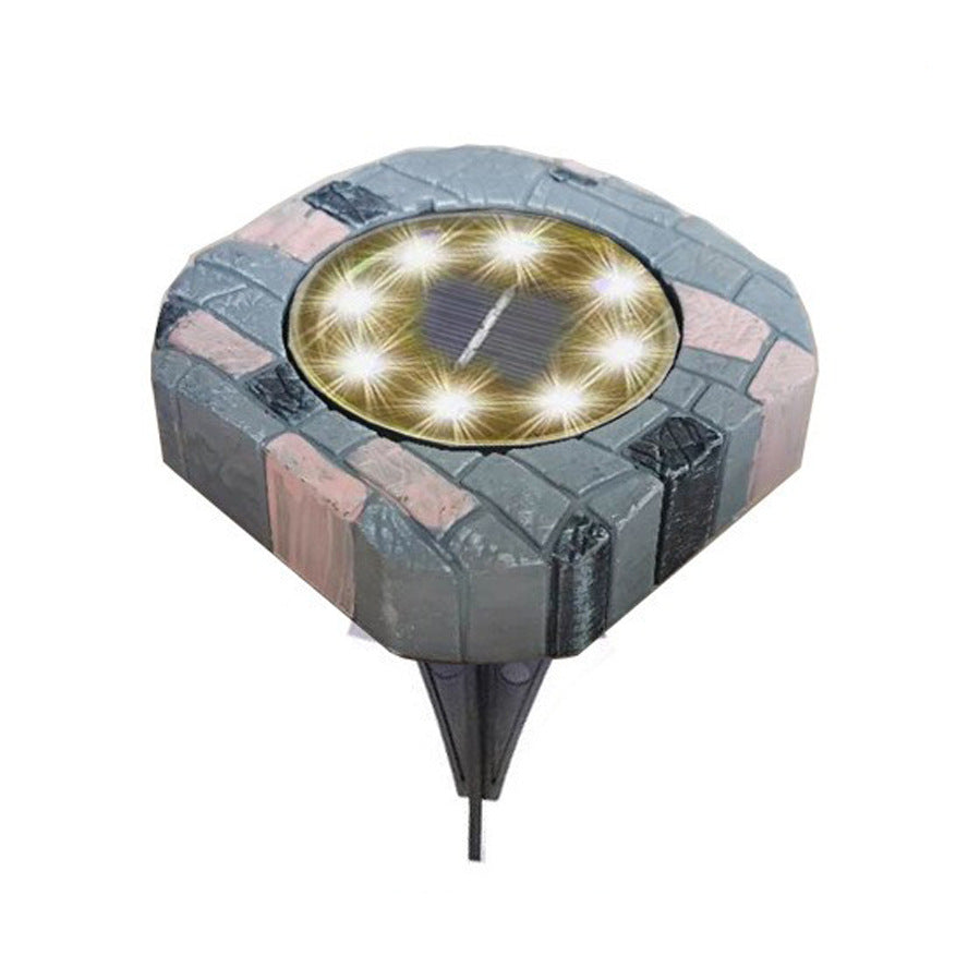 Solarbetriebene dekorative Laternenpfahl