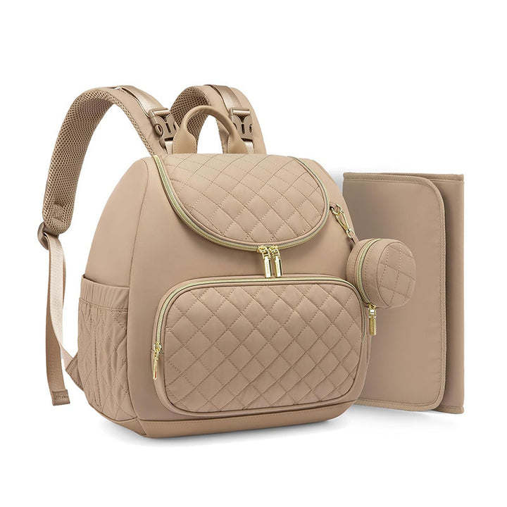 Elegante Gesteppten Rucksack mit Praktischen Fächern Karnz