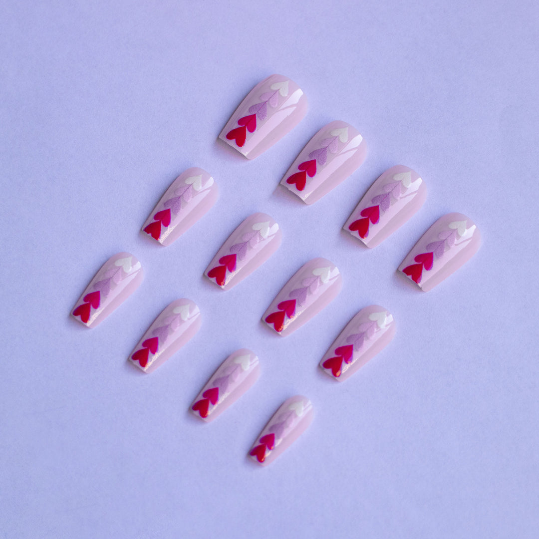 Herz-Design Press-On Nail Set Karnz