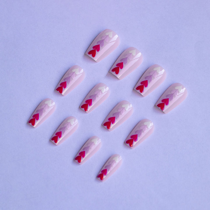 Herz-Design Press-On Nail Set Karnz