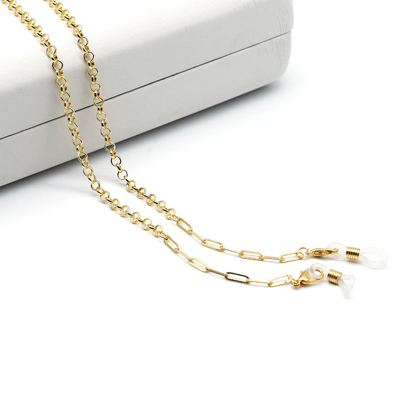Elegante Metall-Link-Brillenketten Karnz