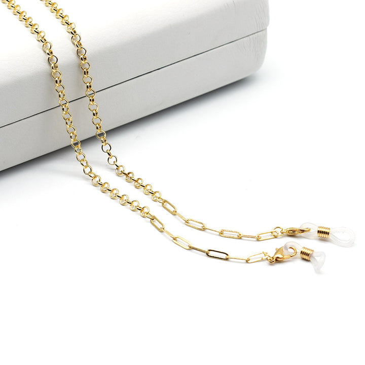 Elegante Metall-Link-Brillenketten Karnz