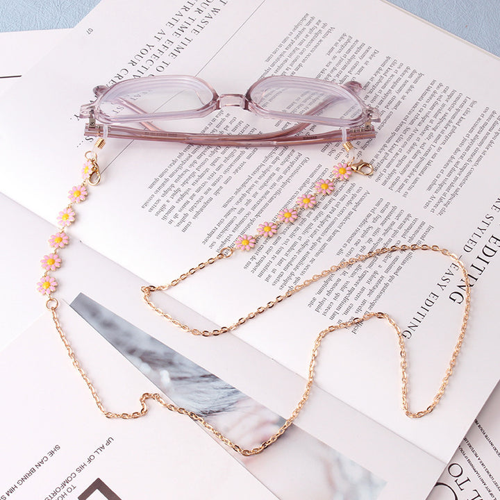 Floral Charm Brillen Kette Karnz