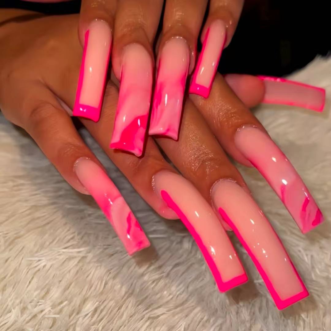 Stiletto Nagelkunst Erweiterungen Karnz
