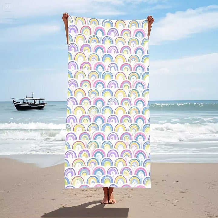 Künstlerisches Strandtuch Karnz