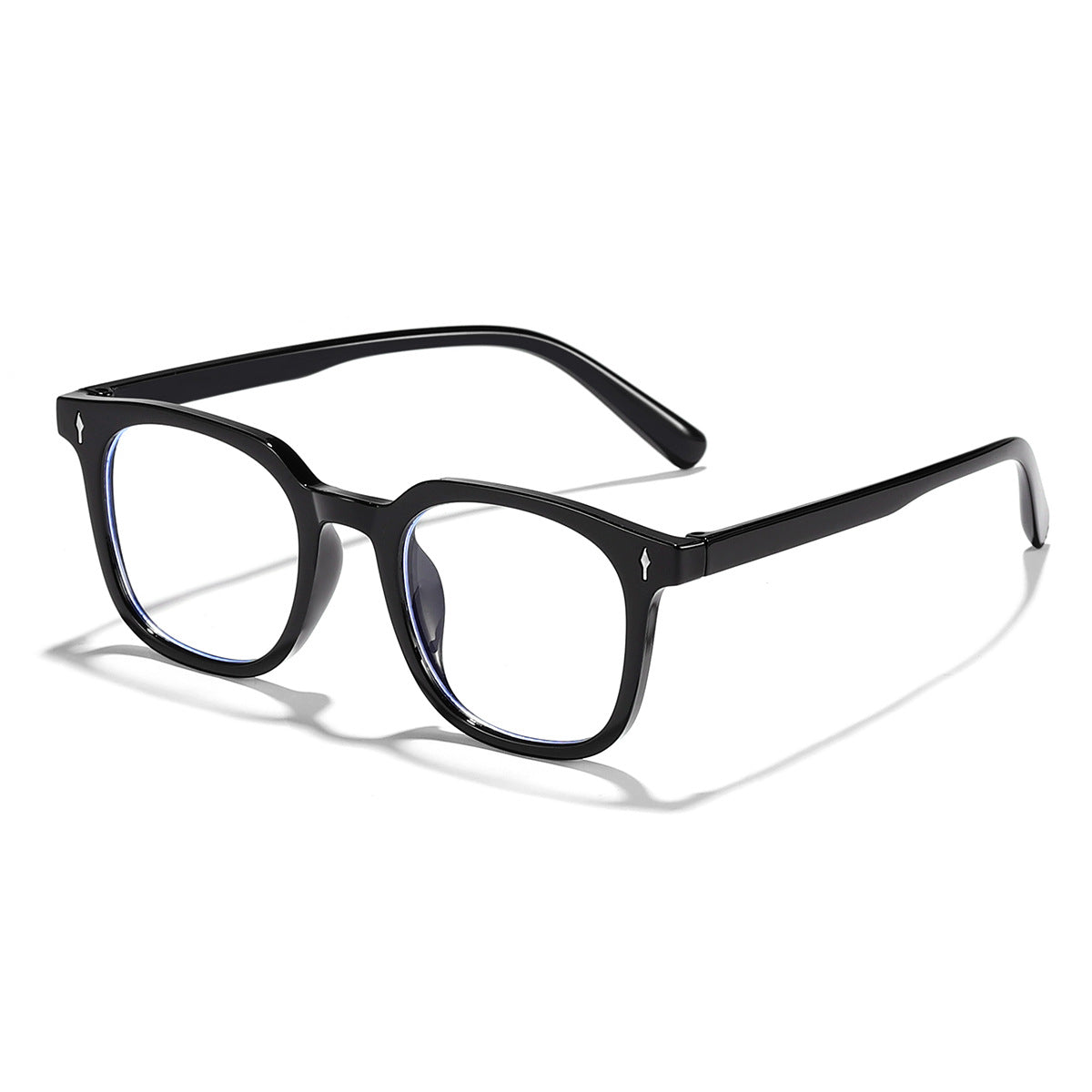 Damen modische Sonnenbrille mit transparentem Rahmen und UV-Schutz Karnz