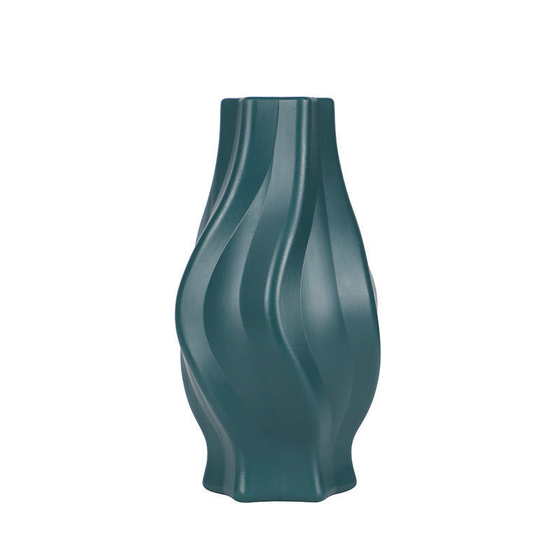 Elegante geschwungene dekorative Blumenvasen Karnz