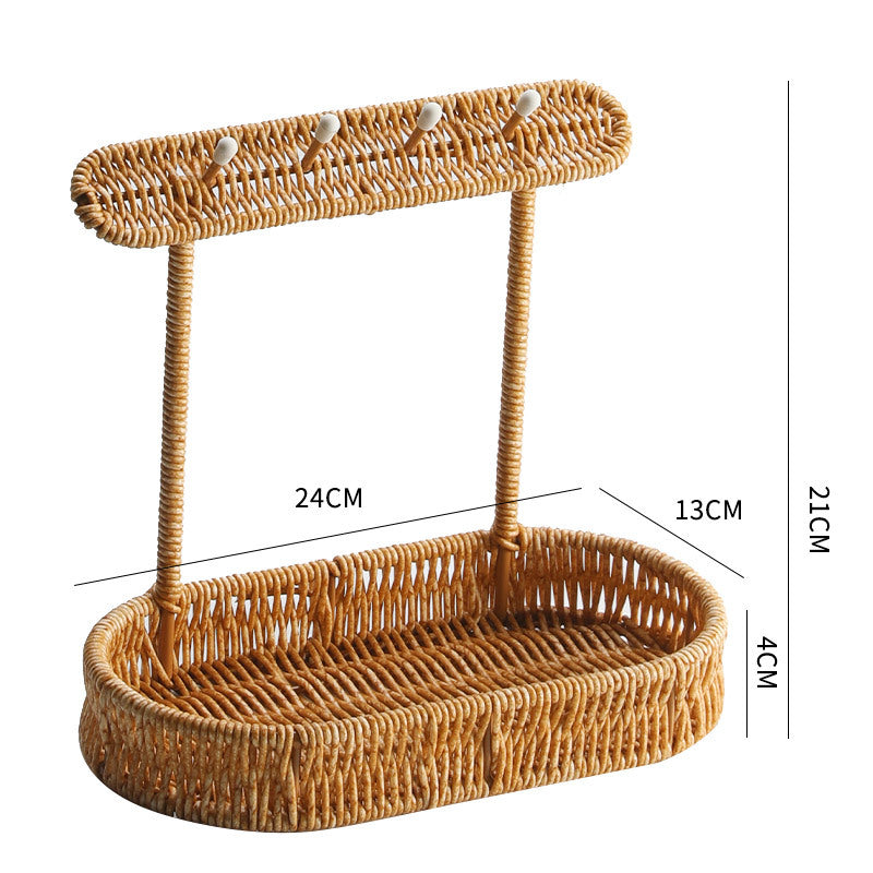 Unisex Vielseitiger Aufbewahrungskorb mit Haken Karnz