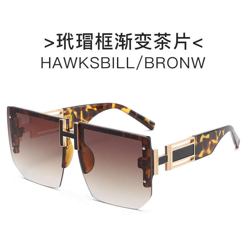 Damen futuristische Quadrat-Sonnenbrille Karnz