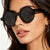 Damen modische Sonnenbrille im einzigartigen Retro-Rahmen Design Karnz