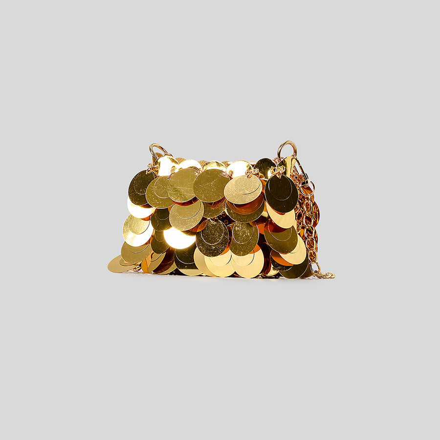 Glamouröse Pailletten Abend Clutch
