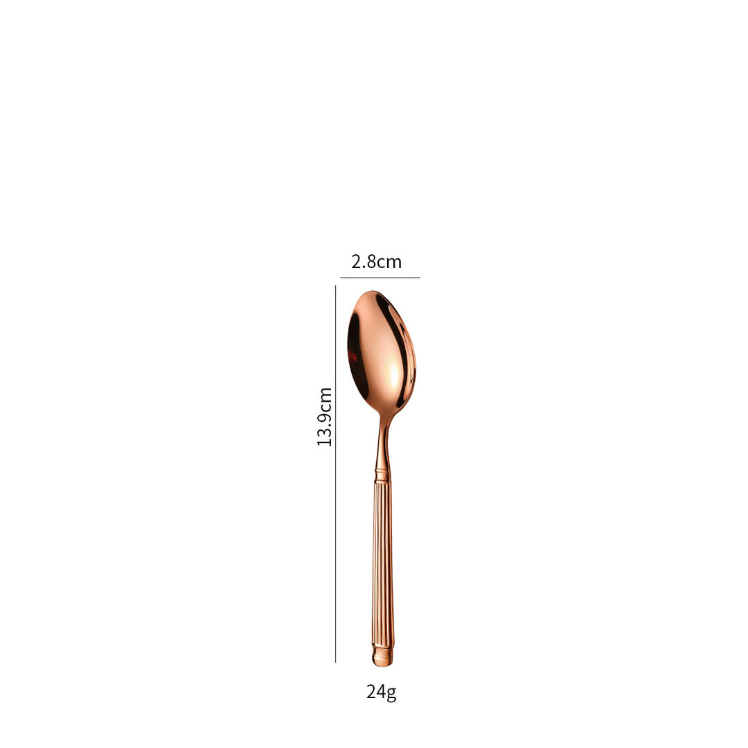 Eleganter Dessertlöffel mit Exklusivem Oberflächendesign Karnz