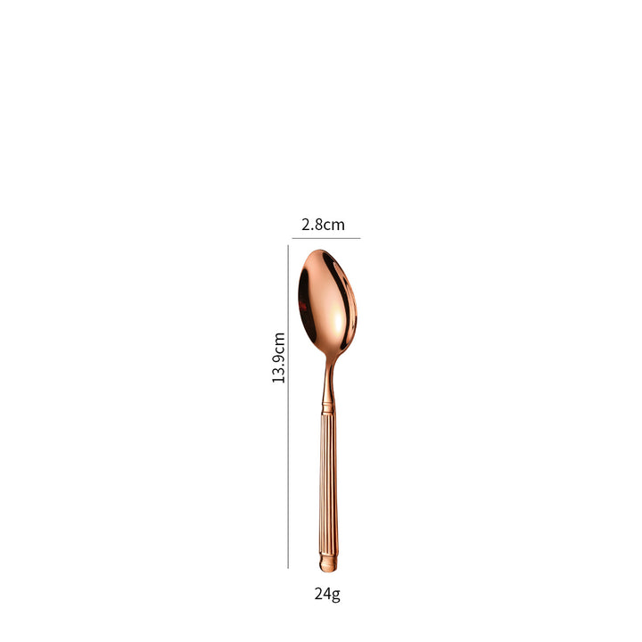 Eleganter Dessertlöffel mit Exklusivem Oberflächendesign Karnz