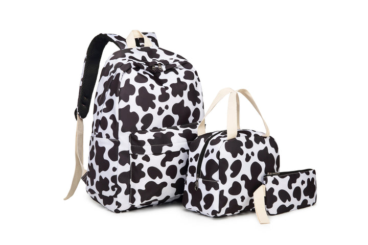 Stylische Leopardenmuster-Rucksack- und Zubehörset Karnz