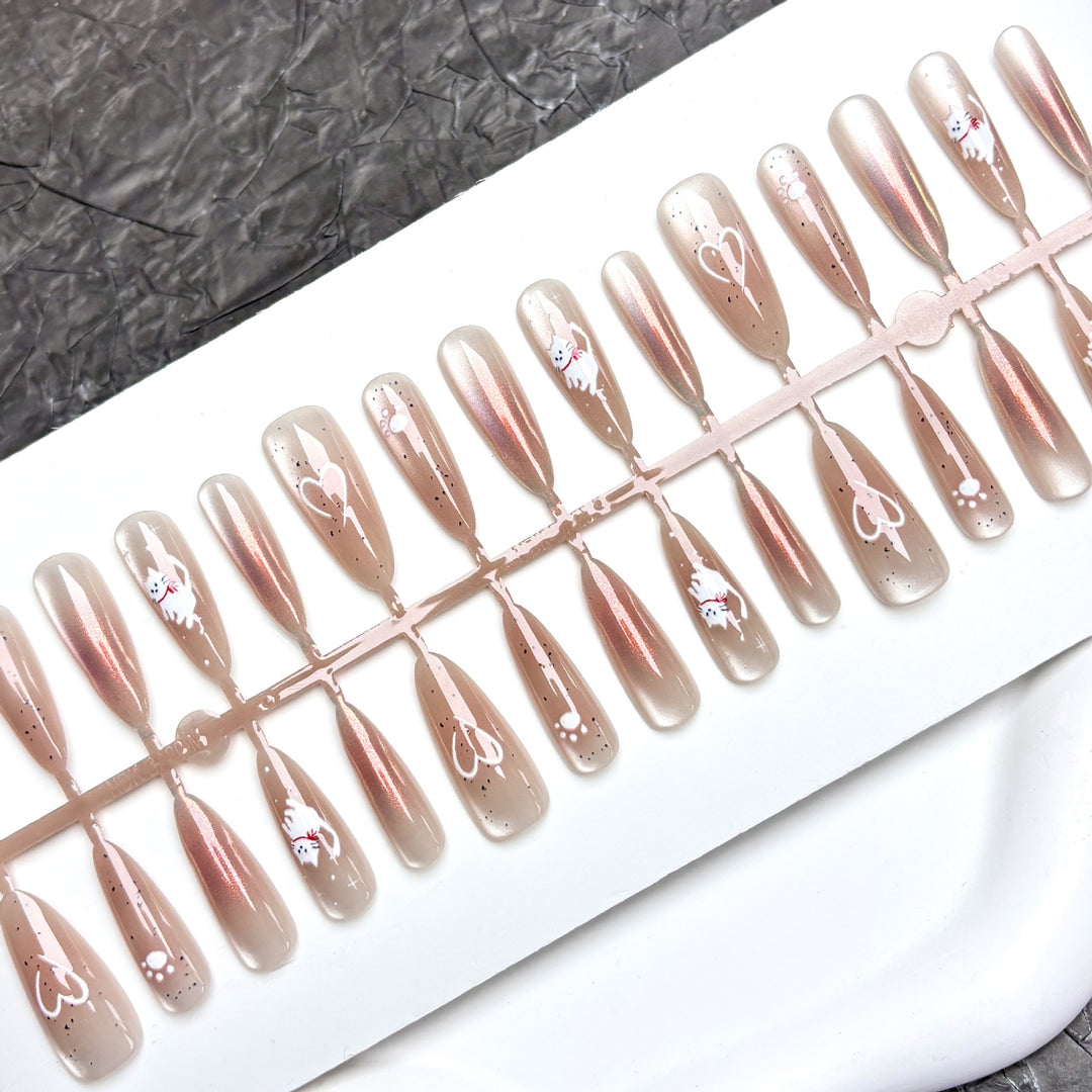 Elegantes Press-On Nagelkunst Set