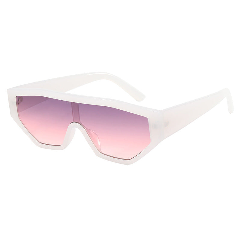 Damen modische Sonnenbrille im Tierfell-Look Karnz