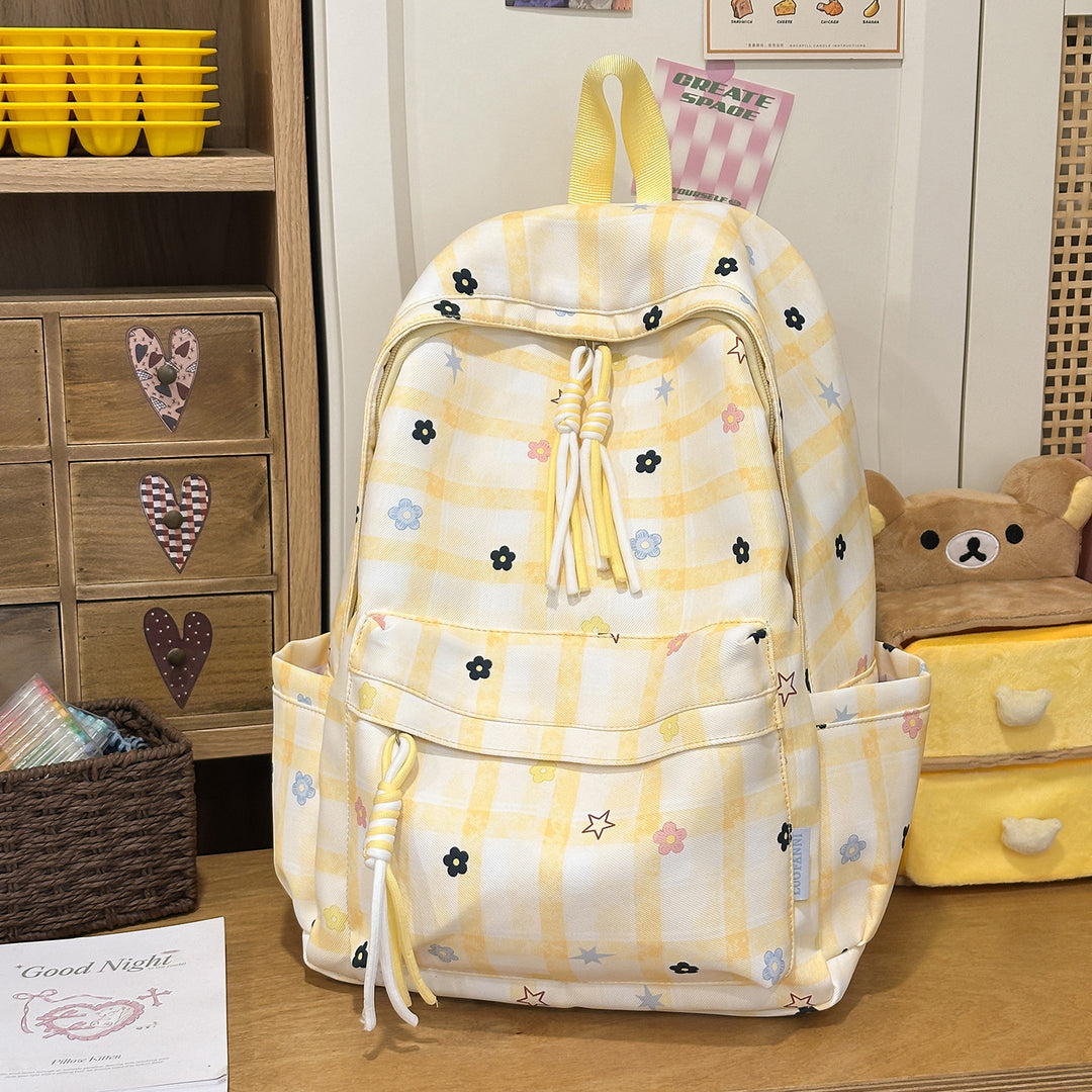 Blumenmuster Alltags-Rucksack Karnz