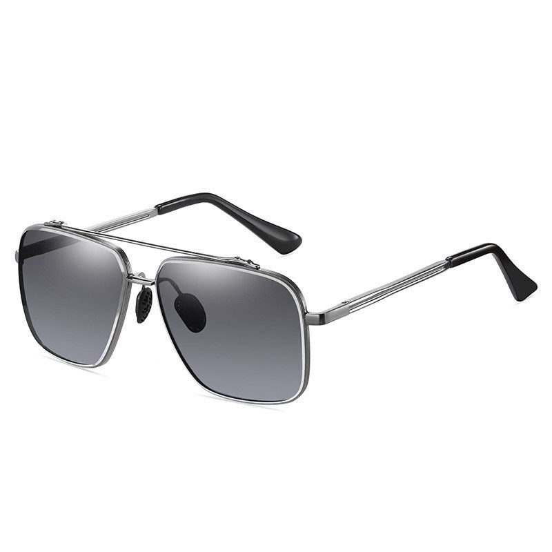 Damen Modische Sonnenbrille mit hochwertigem Metallrahmen und polarisierenden Gläsern Karnz