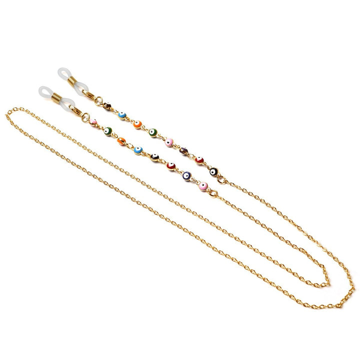 Bunte Charm Brille Kette Karnz
