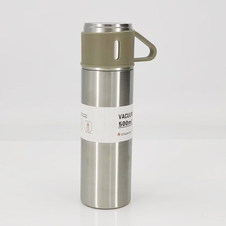 Damen Isolierflasche mit integrierten Tassen Karnz