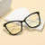 Damen Cat-Eye Brille mit filigranem Metallrahmen Karnz