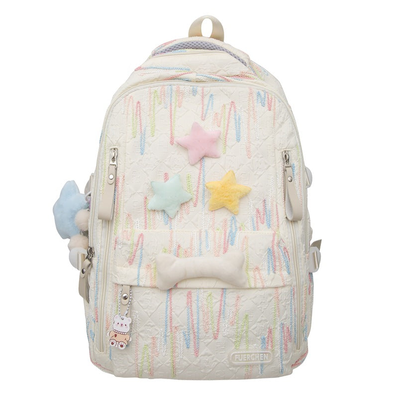 Verspielt Charakter Verziertes Rucksack Karnz