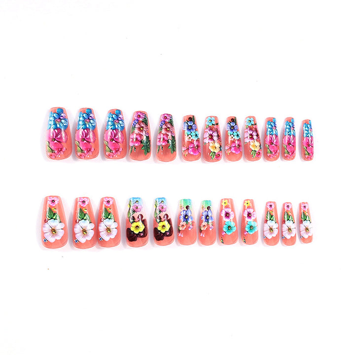 Florale 3D Nagelkunst Set Karnz