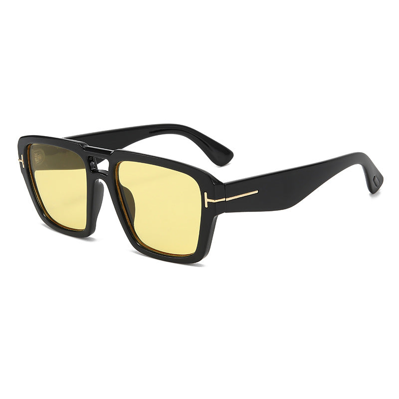 Damen moderne quadratische Sonnenbrille Karnz