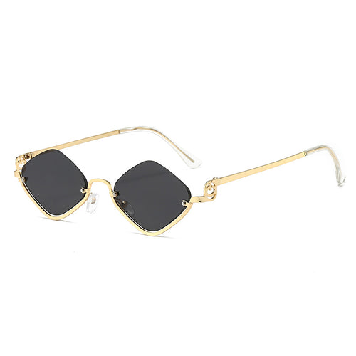 Elegante geometrische Rahmen Sonnenbrille