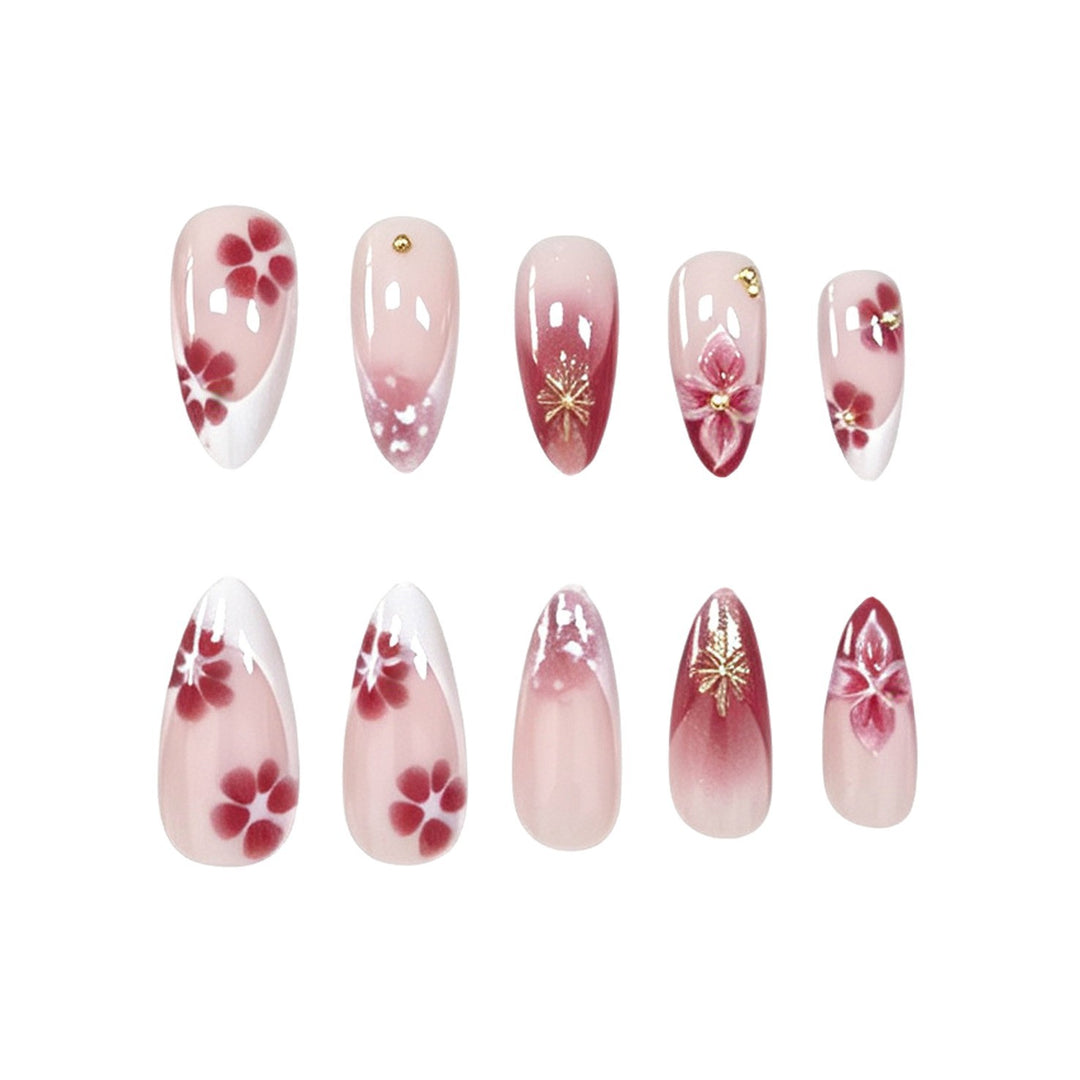 Künstlerische florale Acrylnagelverlängerungen Karnz 1789915666