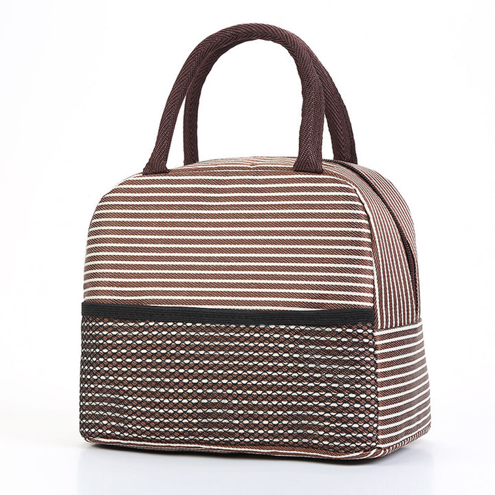 Isolierte gestreifte Lunch-Tasche Karnz