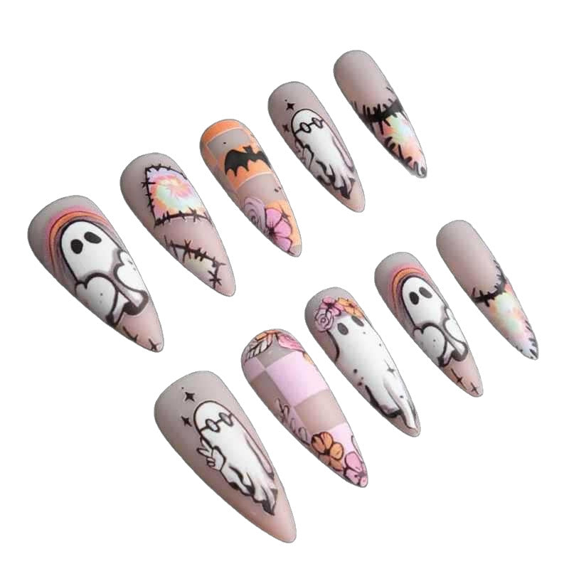 Künstlerisches Halloween-Themen-Nagel-Set Karnz