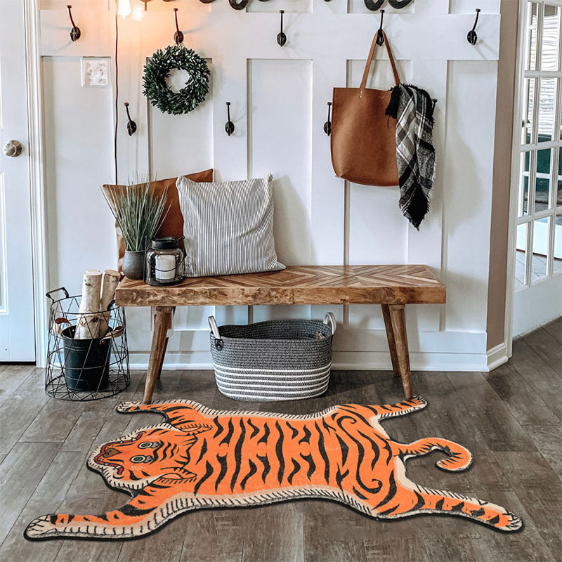 Dekorativer Tiger-Teppich Karnz
