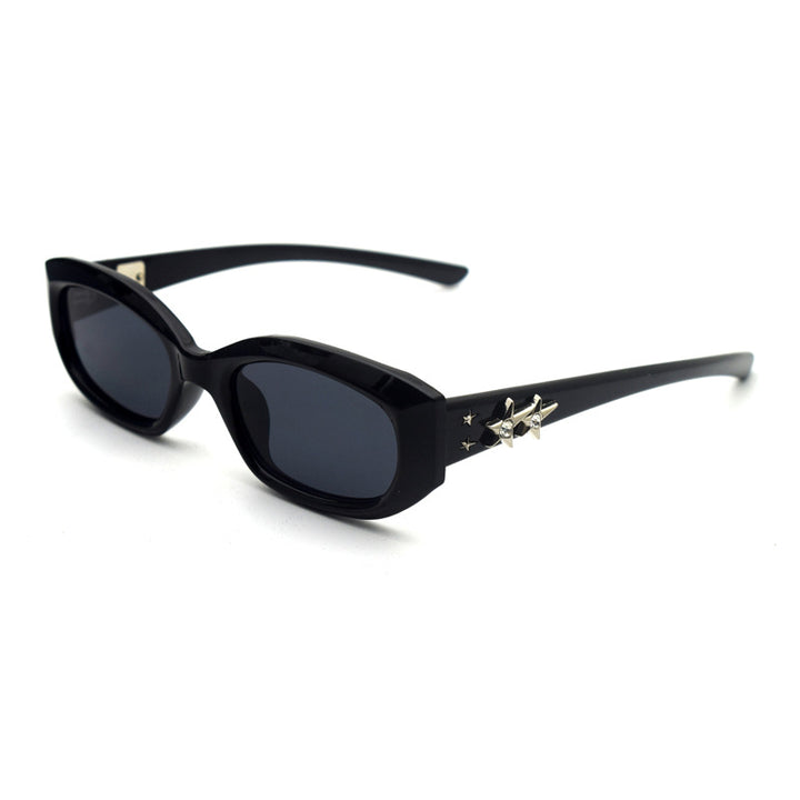 Trendy Cat-Eye Sonnenbrille mit adorabler Teddy-Bären-Akzent Karnz