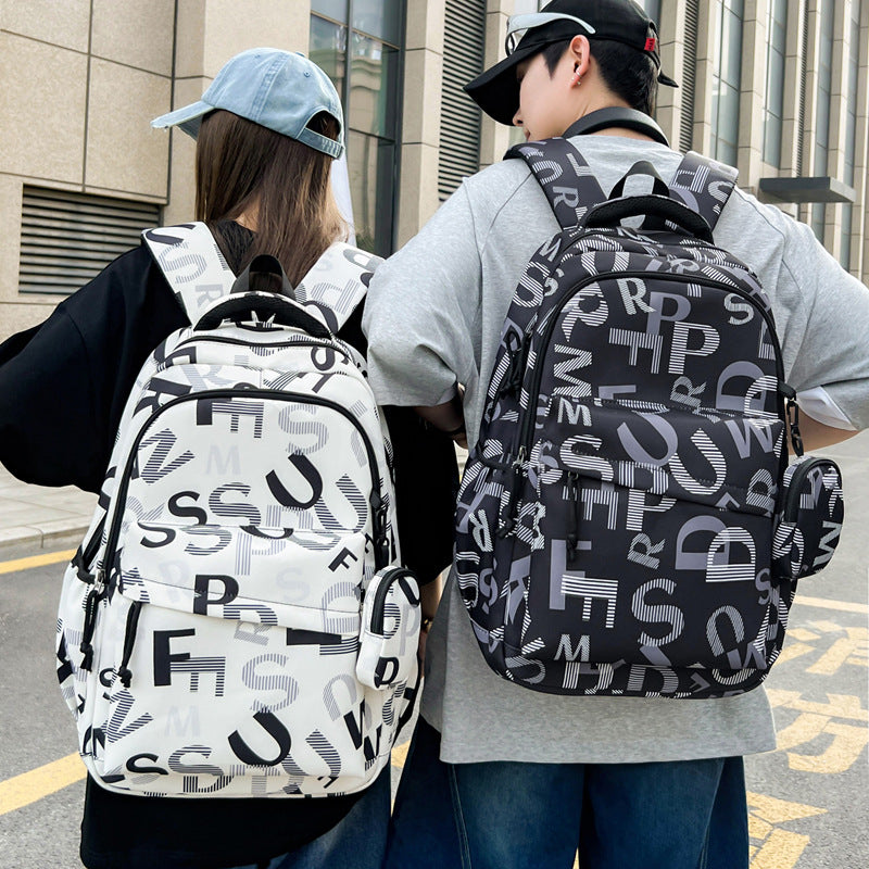 Stylischer Rucksack mit Buchstabenaufdruck Karnz