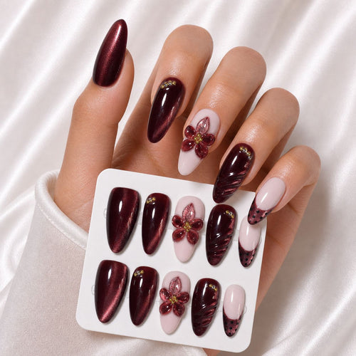 Kreatives Floral Nail Art Set Karnz