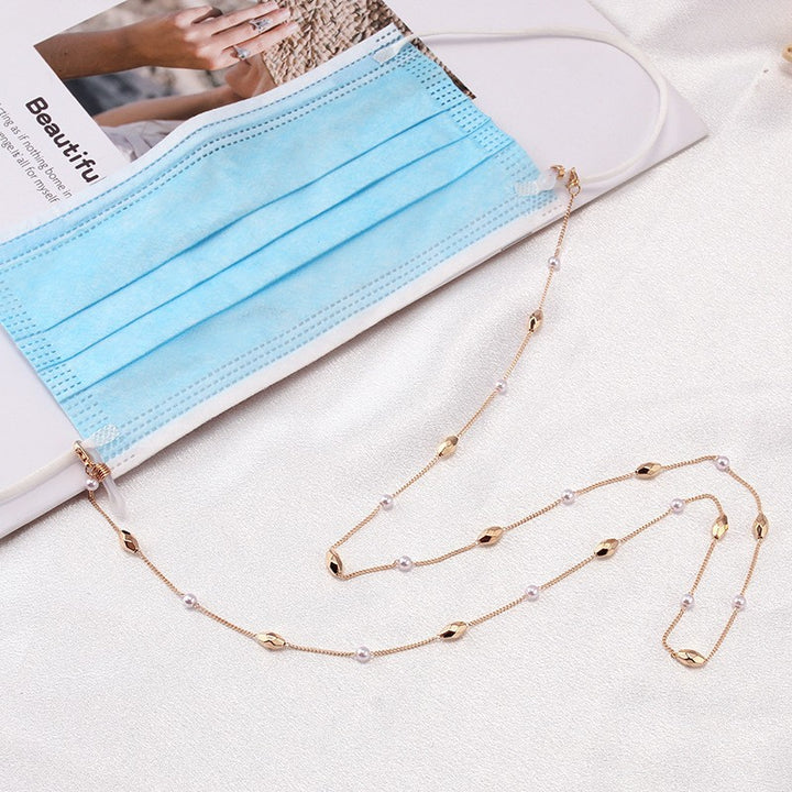 Herz Anhänger Brille Kette Karnz