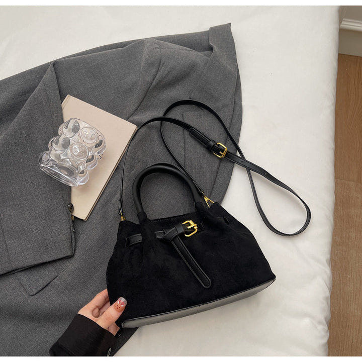 Elegante Wildleder Handtasche Karnz