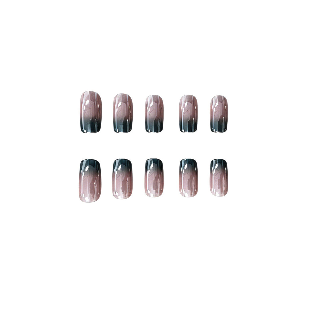 Premium Glänzende Ombre Nagelverlängerungen Karnz