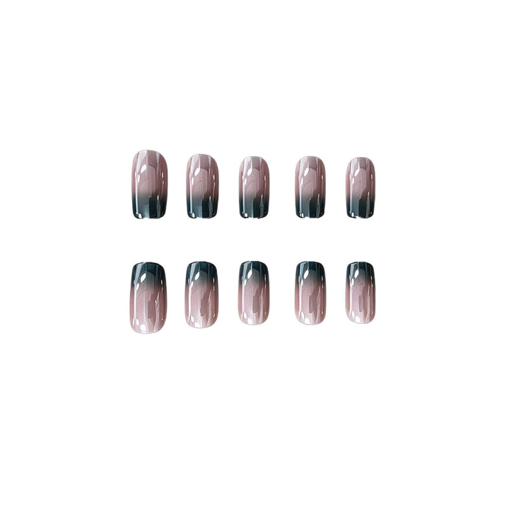 Premium Glänzende Ombre Nagelverlängerungen Karnz