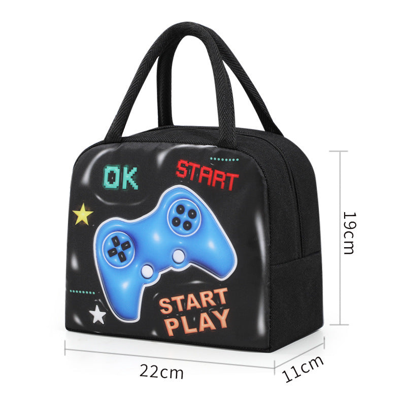 Niedlicher cartoon-themen Isolierter Lunchbag