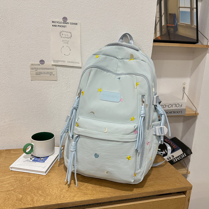 Stylischer Bestickter täglicher Rucksack Karnz