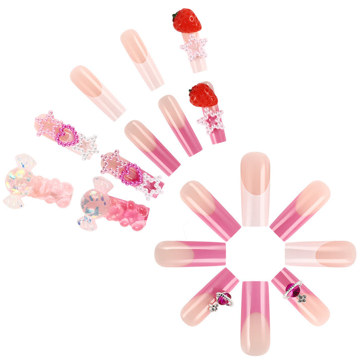 Dekoratives Press-On Nagelkunstset Karnz
