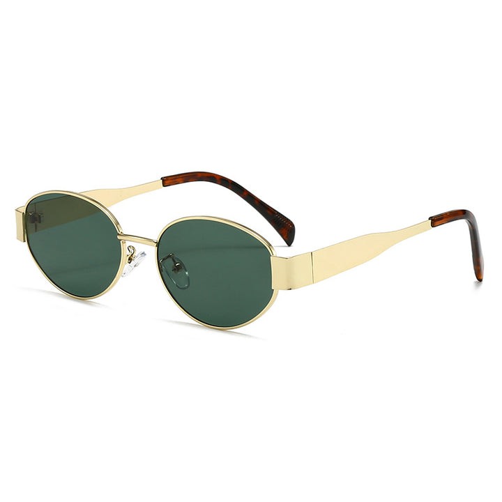 Retro-Inspirierte Ovale Sonnenbrille