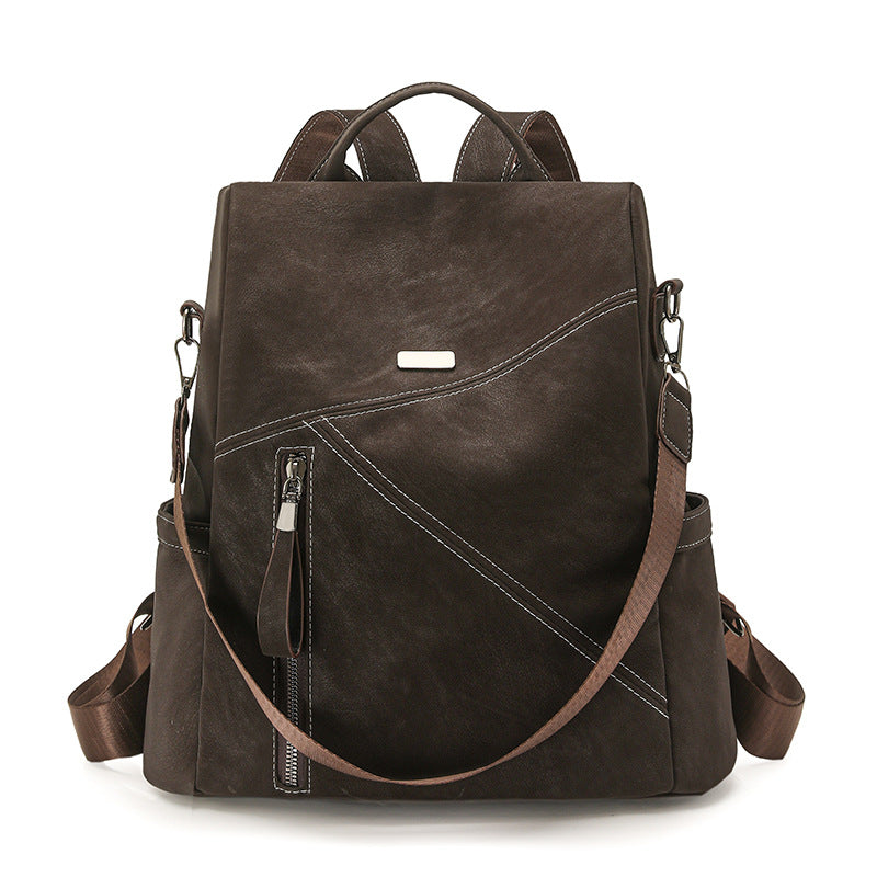 Multi-Funktionaler Leder-Rucksack Karnz