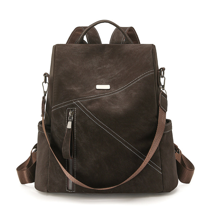 Multi-Funktionaler Leder-Rucksack Karnz