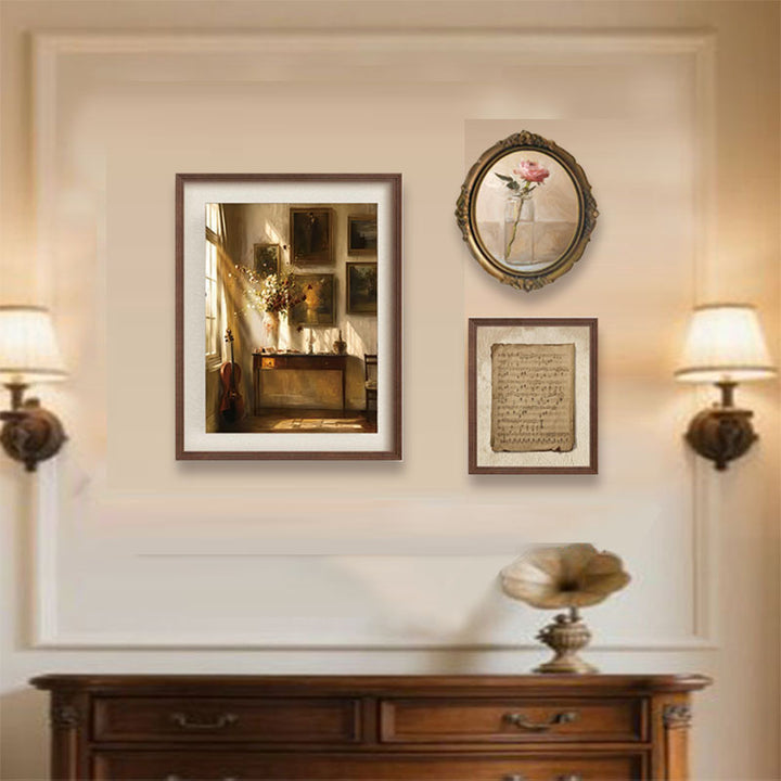 Vintage Stil Galerie Wand Kollektion