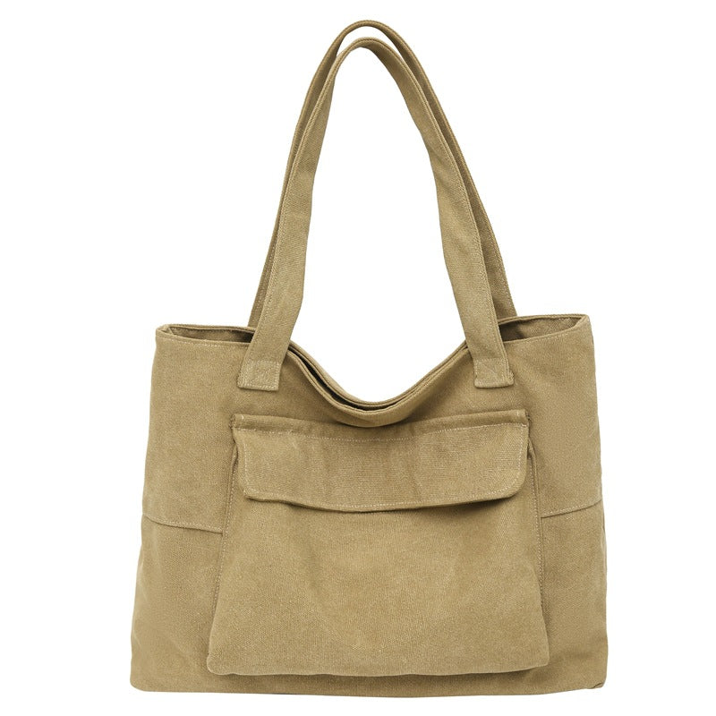Geräumige Multifunktions-Tote mit vielen Taschen